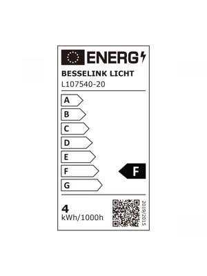 Home sweet home LED opbouwspot Ratan - naturel/zwart