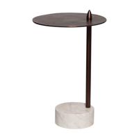 Richmond Bijzettafel 'Barron' Marmer, 37cm - thumbnail