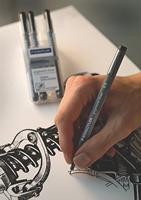 Staedtler 308 WP4 308 WP4 Fineliner Zwart 0.1 mm, 0.3 mm, 0.5 mm, 0.7 mm 4 stuk(s) - thumbnail