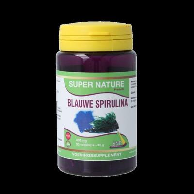 Blauwe spirulina puur 30 Vegetarische capsules