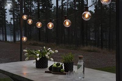 Konstsmide Party retro lichtsnoer 10 lampen warm wit - thumbnail