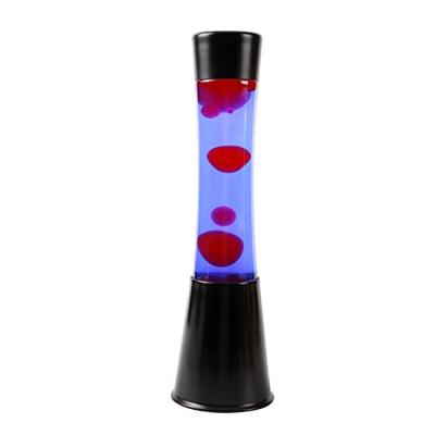 Itotal Lavalamp zwart/paars/roze, 40cm