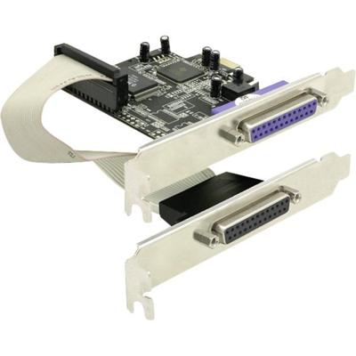 DeLOCK PCI Express kaart 2x Parallel interface kaart