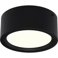 LED Downlight - Opbouw Rond Hoog 15W - Natuurlijk Wit 4200K - Mat Zwart Aluminium - Ø180mm - thumbnail
