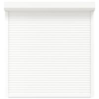 Rolluik 140x150 cm aluminium wit - thumbnail