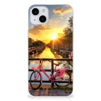 iPhone 15 | Silliconen Back Cover | Amsterdamse Grachten - thumbnail