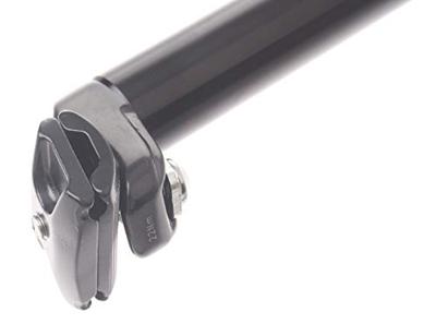 VWP zadelpen vast 30.9 x 350 mm aluminium zwart