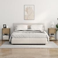 Nachtkastje Sonoma eiken 38 x 31 x 61 cm Bewerkt hout - thumbnail