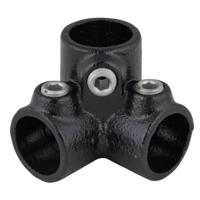 Kniestuk zwart 27mm - thumbnail