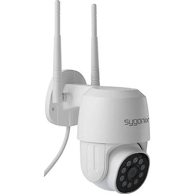 Sygonix PTZ WLAN SY-4760960 IP Bewakingscamera LAN, WiFi 1920 x 1080 Pixel Sygonix PTZ WLAN SY-4760960 IP Bewakingscamera LAN, WiFi 1920 x 1080 Pixel