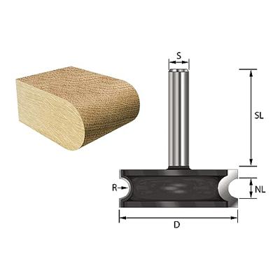 ENT Profielfrees hol HM R3.18 kolf 8mm - 7916990