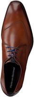 Floris van Bommel leren veterschoenen cognac - thumbnail