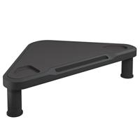 VidaXL Monitorstandaard hoek 49x28x10,5 cm zwart - thumbnail
