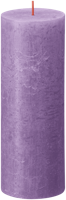 Bolsius stompkaars rustiek shine 6.8x19cm vibrant violet - thumbnail