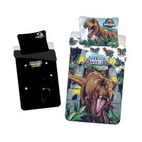 Jurassic World Dekbedovertrek Roar Glow in the dark 140 x 200 cm - thumbnail