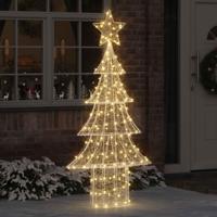 VidaXL Kerstboom met 240 led warmwit 150 cm acryl - thumbnail