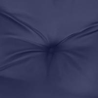 VidaXL Palletkussen 120x80x12 cm stof marineblauw - thumbnail