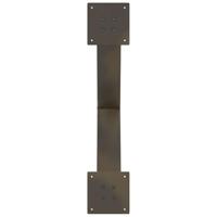 Salontafelpoten 2 st X-vormig 70x(42-43) cm staal naturel - thumbnail