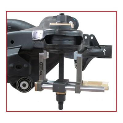 KS Tools 700.2160 Silontlagergereedschapsset voor BMW achteras, 13-delig KS Tools 700.2160 Silontlagergereedschapsset voor BMW achteras, 13-delig