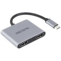 Dicota DICOTA 4-in-1 - Dockingstation - USB-C - HDMI USB-C dockingstation Geschikt voor merk (dockingstation): Universeel USB-C Power Delivery - thumbnail