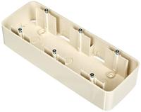 Busch-Jaeger 2CKA001799A0386 Opbouwbehuizing 3-voudig Crème-wit, Parel-wit 1 stuk(s) - thumbnail