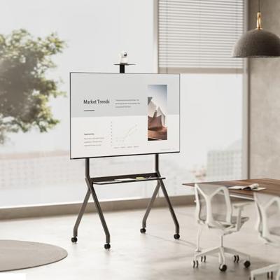 Maclean TV-standaard / trolley, camera plank, op wielen, 55-100", max. belasting 120kg/10kg plank, max. VESA 900x600, zwart, MC-114 B