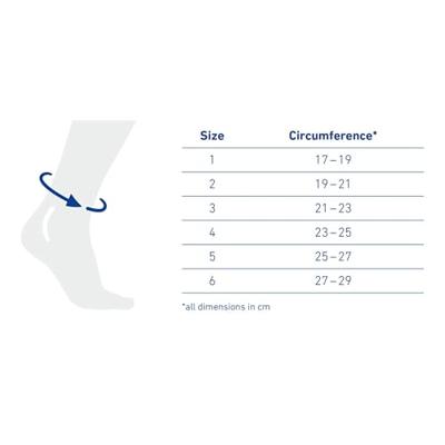 Bauerfeind MalleoTrain Plus Enkelbrace - 1 - Rechts - Grijs