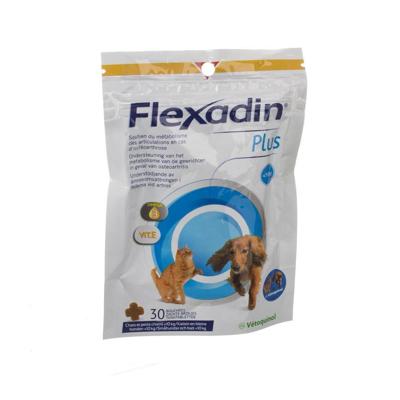 Flexadin Plus voor kleine hond en kat (tot 10 kg) 30 tabletten Flexadin Plus voor kleine hond en kat (tot 10 kg) 30 tabletten