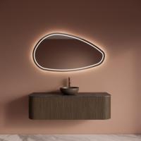 Spiegel Gliss Design Sirius met Indirecte LED Verlichting en Verwarming 160x90 cm - thumbnail