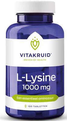 Vitakruid L-Lysine 1000mg met vitamine C Vitakruid L-Lysine 1000mg met vitamine C