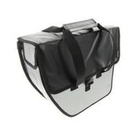 Enkele Shopper Fietstas Chopper Zilver Zwarte Flap - thumbnail