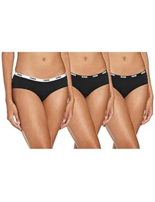 Puma Hipster Dames Zwart 3-Pack-XL