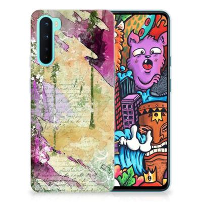 Smartphone hoesje OnePlus Nord Letter Painting Smartphone hoesje OnePlus Nord Letter Painting