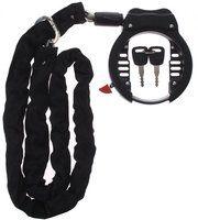 Lynx Ringslot met insteekketting 1000 x 5,5 mm zwart - thumbnail