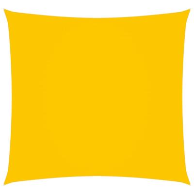 Zonnescherm vierkant 3,6x3,6 m oxford stof geel