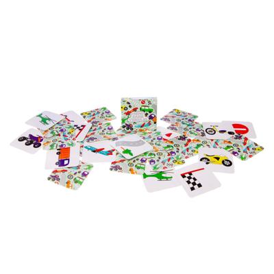 Duckiez Mini memospel voertuigen, 28 kaarten
