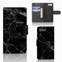 Sony Xperia X Compact | Bookcase | Marmer Zwart - Origineel Cadeau Vader - thumbnail