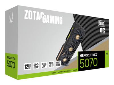 Zotac GAMING GeForce RTX 5070 SOLID OC NVIDIA 12 GB GDDR7 - thumbnail