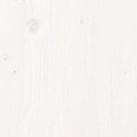 Kerstdecoratie kerstboom 150 cm massief grenenhout wit - thumbnail