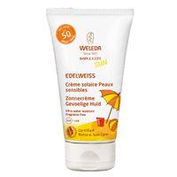Weleda Edelweiss zonnecreme gevoelige huid SPF50 50 Milliliter - thumbnail