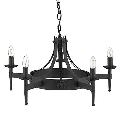 Searchlight Kasteel kroonluchterCartwheel II Ø 67cm - 2425-5BK