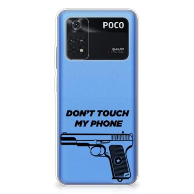 Xiaomi Poco M4 Pro 4G Silicone-hoesje Pistol DTMP