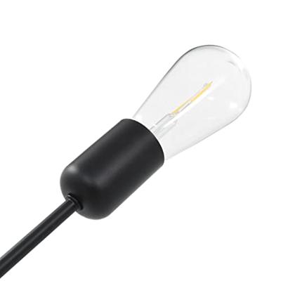 Plafondlamp met filament peren 2 W E27 zwart Plafondlamp met filament peren 2 W E27 zwart