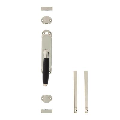 Set kruk-espagnolet links Ton 400 inclusief stangenset 2x 1250mm nikkel/ebbenhout Set kruk-espagnolet links Ton 400 inclusief stangenset 2x 1250mm nikkel/ebbenhout