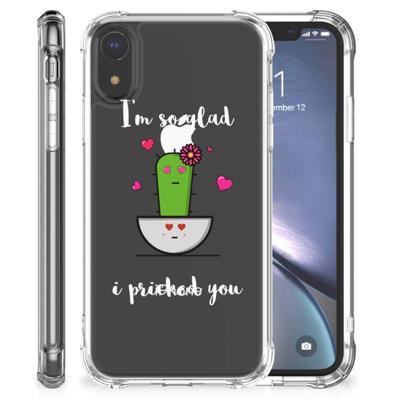 Apple iPhone Xr Stevig | Bumper Hoesje | Cactus Glad Apple iPhone Xr Stevig | Bumper Hoesje | Cactus Glad