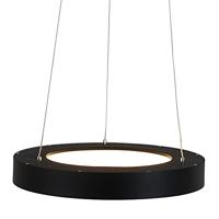 Steinhauer Led hanglampRinglede Ø 48cm zwart - 2695ZW - thumbnail