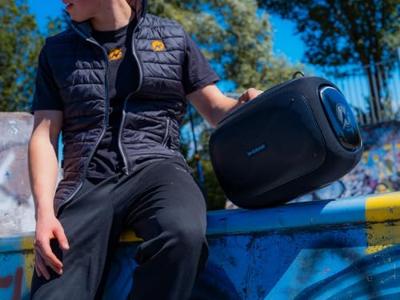 N-GEAR NRG600 - Bluetooth Speaker - Partybox met Verlichting + 2 Microfoons - IPX5 Waterdicht - Zwart - Black Friday