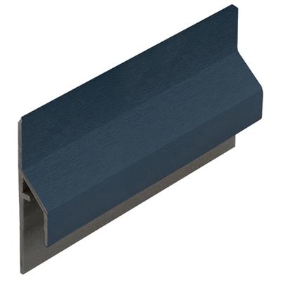 Trim/kraal aansluitprofiel Staalblauw (dakrand) - Keralit (2843)