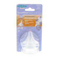 Lansinoh Natural Wave Speen Slow 2 Stuks