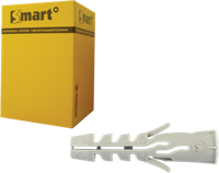 Pgb-Europe smart | nylon spreidplug met boord smart ø 16x80 | 10 st sm00pbn001600803 - thumbnail